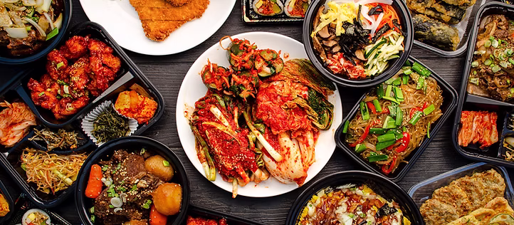 Korean catering trays